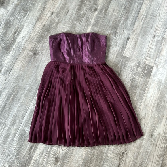 JACOB STRAPLESS PLEATED DRESS - Picture 1 of 12